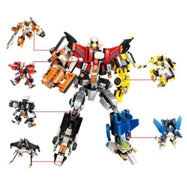 

Игры, игрушки 1TOY, Конструктор 1TOY Blockformers Мегатрансфайтер (ТУРБОДЖЕТ-СТАРФАЙТЕР)