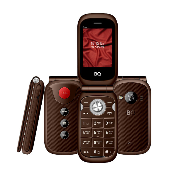 

Сотовые телефоны BQ-MOBILE, Мобильный телефон BQ 2451 Daze (коричневый)
