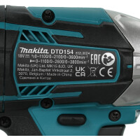 Шуруповерт MAKITA DTD154Z (Без АКБ и ЗУ) Шуруповерт MAKITA DTD154Z (Без АКБ и ЗУ)