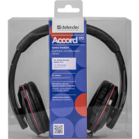 Гарнитура для смартфонов Defender Accord 170 (черный) Гарнитура для смартфонов Defender Accord 170 (черный)