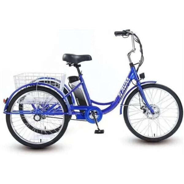 Электровелосипед AVM E-Alfa Trike 24 (синий)