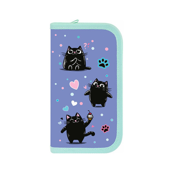 Пенал ПИФАГОР Funny cats 273481 Пенал ПИФАГОР Funny cats 273481