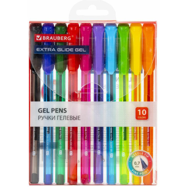 Ручки гелевые BRAUBERG Extra Glide Gel 144079