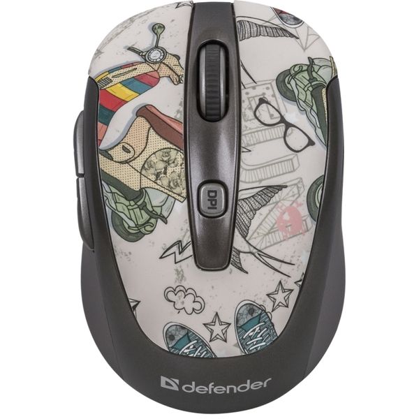 

Мыши DEFENDER, Мышь беспроводная Defender To-GO MS-575 Nano Weekend