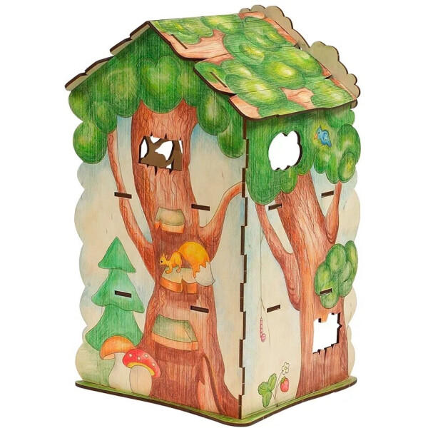 Сборная игрушка Woody Дом-дерево для Лешиков 00730 Сборная игрушка Woody Дом-дерево для Лешиков 00730