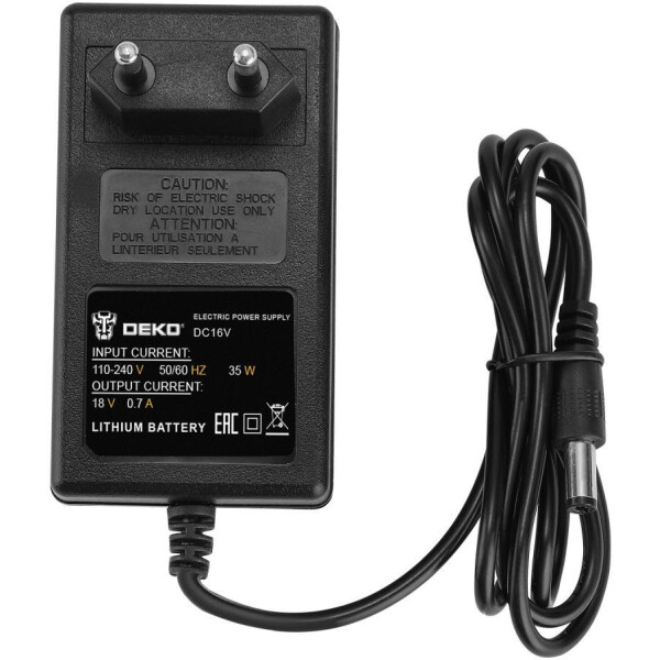 Зарядное устройство Deko DC16V 065-1030 (18В) Зарядное устройство Deko DC16V 065-1030 (18В)