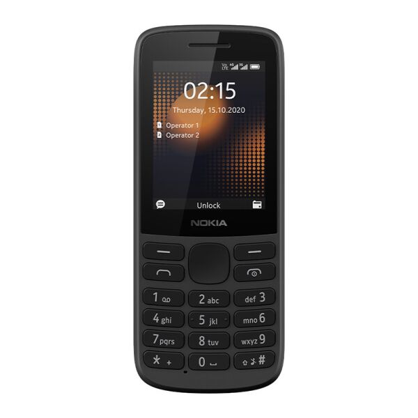 Сотовый телефон NOKIA 215 4G TA-1272 DS BLACK Сотовый телефон NOKIA 215 4G TA-1272 DS BLACK