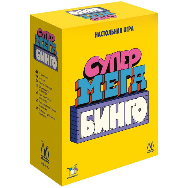 

Игры, игрушки Магеллан, Настольная игра Магеллан Супермегабинго MAG119914