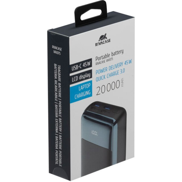 Внешний аккумулятор RIVACASE VA1075 (20000mAh) Внешний аккумулятор RIVACASE VA1075 (20000mAh)