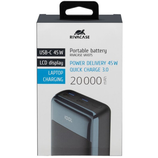 Внешний аккумулятор RIVACASE VA1075 (20000mAh) Внешний аккумулятор RIVACASE VA1075 (20000mAh)