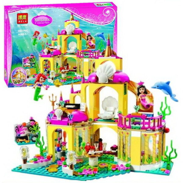 

Игры, игрушки Bela, Конструктор Bela Romantic 10436 Подводный дворец русалочки Ариэль