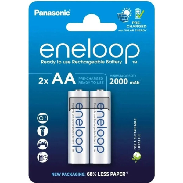 Аккумулятор Panasonic Eneloop AA BK-3MCDE/2CP (2 шт)