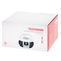 Магнитола TELEFUNKEN TF-CSRP3498B (белый с черным) Магнитола TELEFUNKEN TF-CSRP3498B (белый с черным)