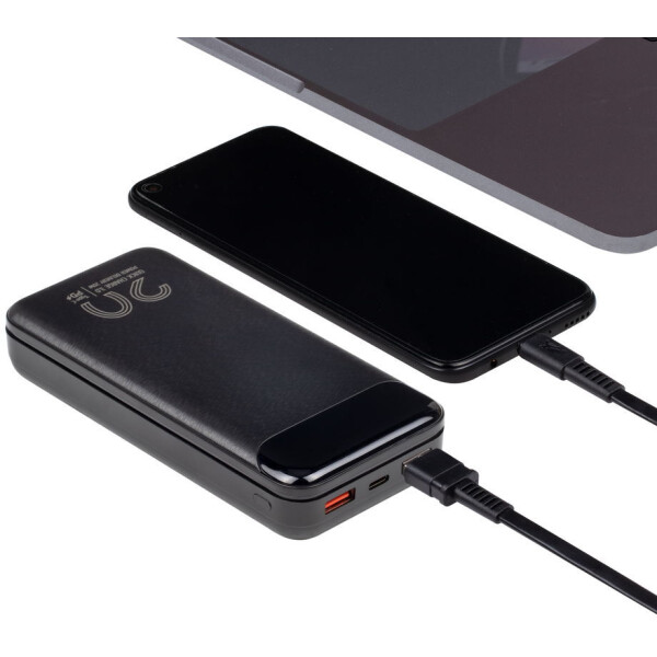 Внешний аккумулятор с дисплеем RIVACASE VA2580 (20000 mAh) черный Внешний аккумулятор с дисплеем RIVACASE VA2580 (20000 mAh) черный