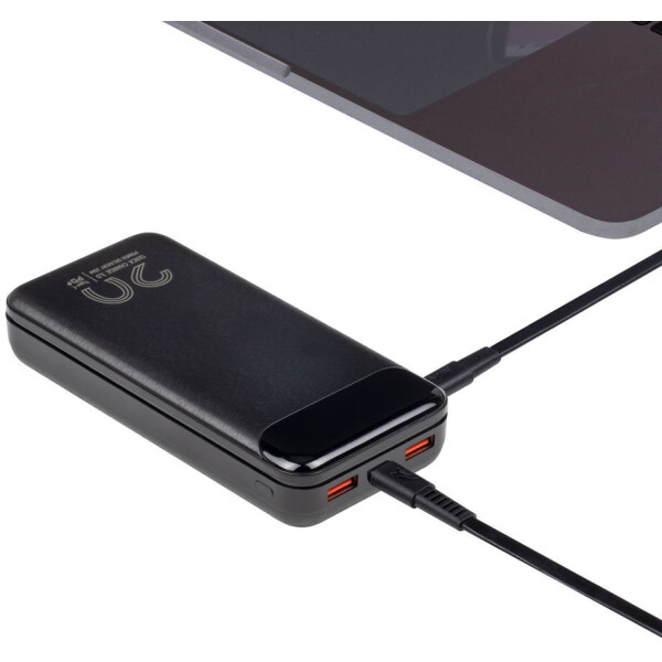 Внешний аккумулятор с дисплеем RIVACASE VA2580 (20000 mAh) черный Внешний аккумулятор с дисплеем RIVACASE VA2580 (20000 mAh) черный