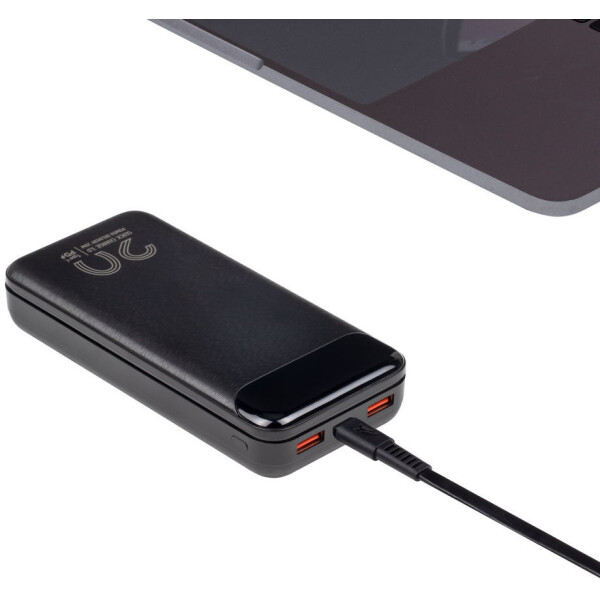 Внешний аккумулятор с дисплеем RIVACASE VA2580 (20000 mAh) черный Внешний аккумулятор с дисплеем RIVACASE VA2580 (20000 mAh) черный