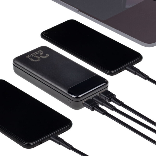 Внешний аккумулятор с дисплеем RIVACASE VA2580 (20000 mAh) черный Внешний аккумулятор с дисплеем RIVACASE VA2580 (20000 mAh) черный