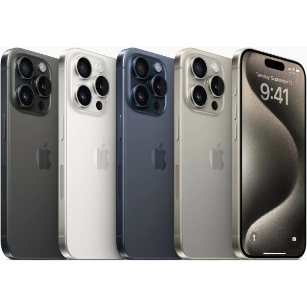 Смартфон Apple iPhone 15 Pro Max 256GB Natural Titanium (MU6R3AH/A)