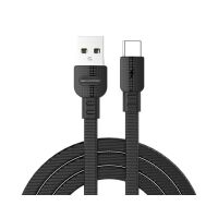 Кабель ATOMIC SHARKSKIN USB-Type C (черный)