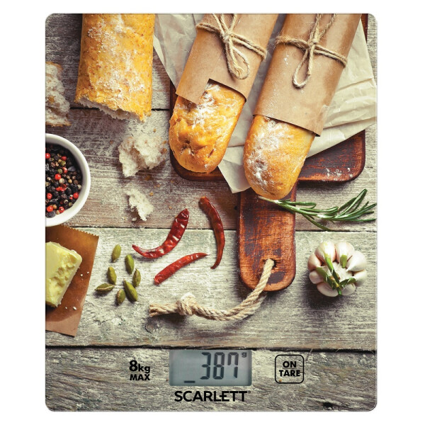 

Весы кухонные, бытовые SCARLETT, Кухонные весы Scarlett SC-KS57P62 (багет)