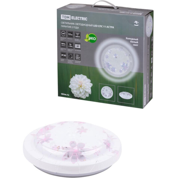 Светильник светодиодный TDM LED СПС 11 15Вт 4000К D35см, Астра SQ0329-0161