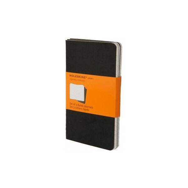 Блокнот Moleskine Cahier Journal Pocket QP311 (черный) 3 шт
