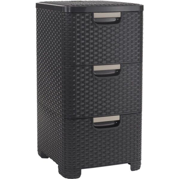 

Товары для хранения Keter, Комод Curver 3Х Style Ratan Drawer DRG 308 (темно-коричневый)