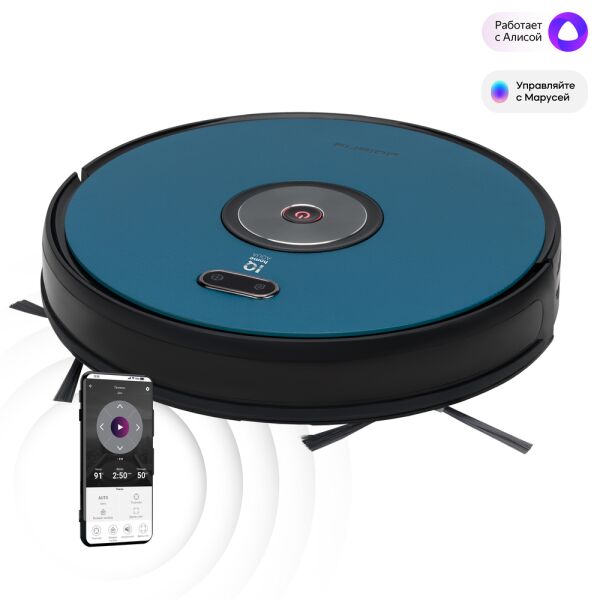 

Роботы-пылесосы POLARIS, Робот-пылесос Polaris PVCR 3200 IQ Home Aqua (бирюзовый)