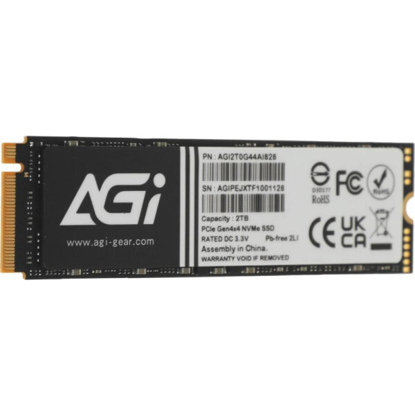 Накопитель SSD AGi AGI2T0G44AI828 Накопитель SSD AGi AGI2T0G44AI828