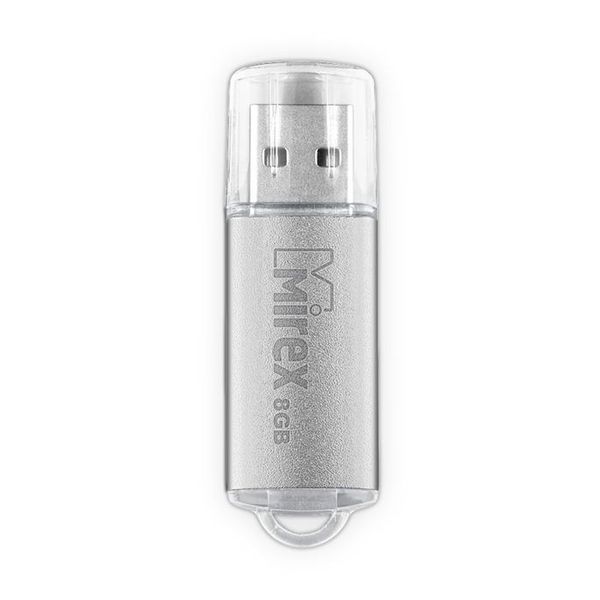 USB Flash MIREX Unit Silver 8GB (13600-FMUUSI08) USB Flash MIREX Unit Silver 8GB (13600-FMUUSI08)