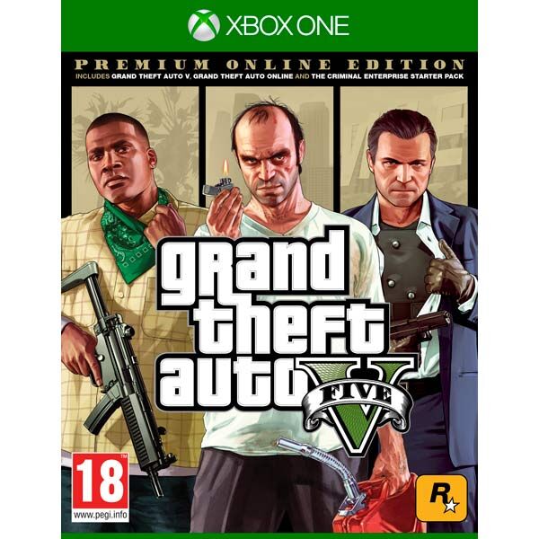 

Игровые диски Playstation 4 Игра Grand Theft Auto V. Premium Edition [Xbox One, русские субтитры], Игра Grand Theft Auto V. Premium Edition [Xbox One, русские субтитры]