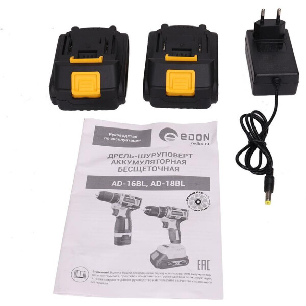 Дрель-шуруповерт Edon AD-18BL Дрель-шуруповерт Edon AD-18BL