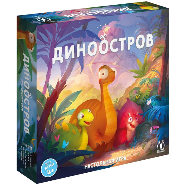 

Игры, игрушки Магеллан, Настольная игра Магеллан Диноостров MAG119909