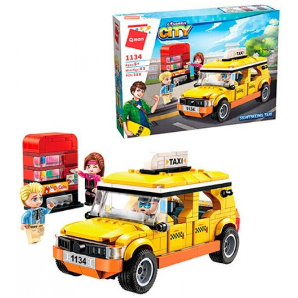 

Игры, игрушки QMAN, Конструктор Qman City 1134 Такси