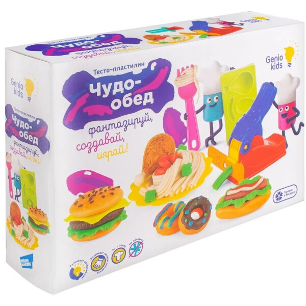 

Игры, игрушки Genio Kids, Набор для детской лепки Genio Kids Чудо-обед TA2002