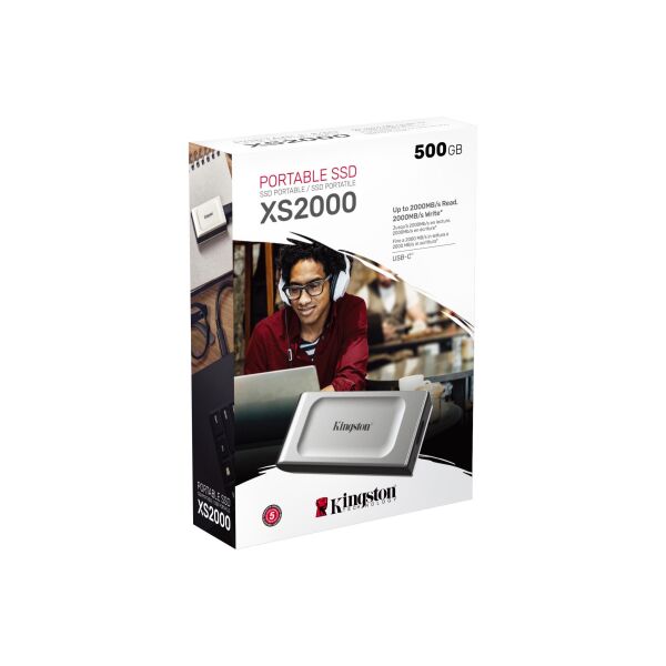 Внешний SSD диск Kingston XS2000 500GB (SXS2000/500G) Внешний SSD диск Kingston XS2000 500GB (SXS2000/500G)