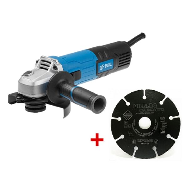 

Шлифмашины BULL, Шлифмашина Bull WS 1204 + Акция в подарок отрезной круг по дереву (03016126A1)