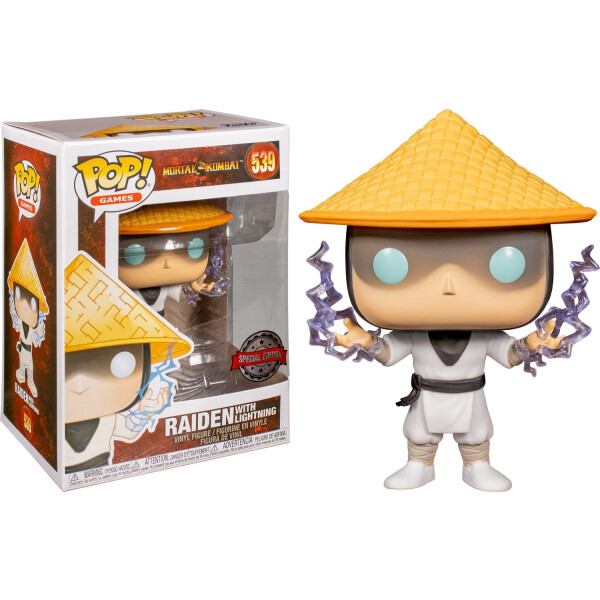 Фигурка Funko POP! Vinyl: Games: Mortal Kombat: Raiden w/Lightning (Exc)