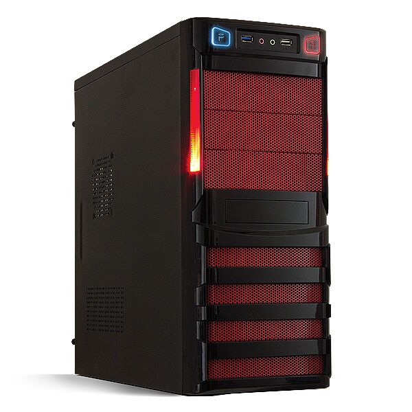 

Корпуса ПК Crown, Корпус Crown CMC-SM162 black/red
