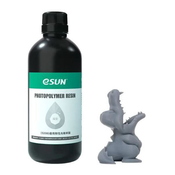 

Аксессуары для 3D печати ESUN, Фотополимерная смола ESUN S200 Standard Resin 0.5кг (серый)