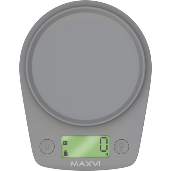 Кухонные весы Maxvi KS102P (серый)