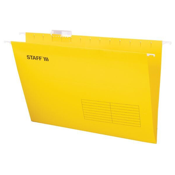 Папка подвесная Staff 270935 (10 шт, желтый)