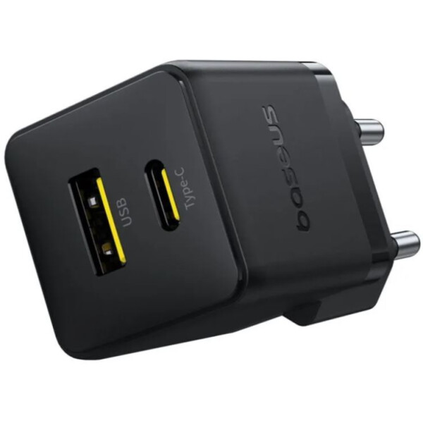 Сетевое зарядное Baseus Palm Fast Charger C+U 30W EU P1011160A113-00 (черный) Сетевое зарядное Baseus Palm Fast Charger C+U 30W EU P1011160A113-00 (черный)