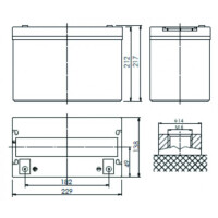 Аккумуляторная батарея для ИБП Powerman CA12500 PM/UPS (6114088) Аккумуляторная батарея для ИБП Powerman CA12500 PM/UPS (6114088)