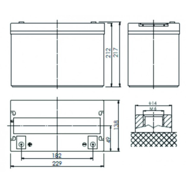 Аккумуляторная батарея для ИБП Powerman CA12500 PM/UPS (6114088) Аккумуляторная батарея для ИБП Powerman CA12500 PM/UPS (6114088)