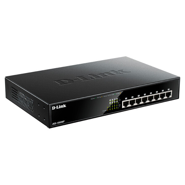 Коммутатор D-Link DGS-1008MP/B Коммутатор D-Link DGS-1008MP/B