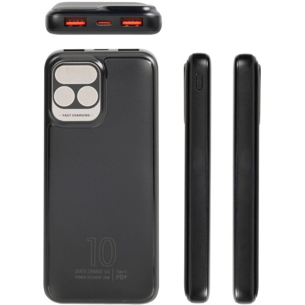 Внешний аккумулятор RIVACASE VA2511 (10 000mAh) Black Внешний аккумулятор RIVACASE VA2511 (10 000mAh) Black