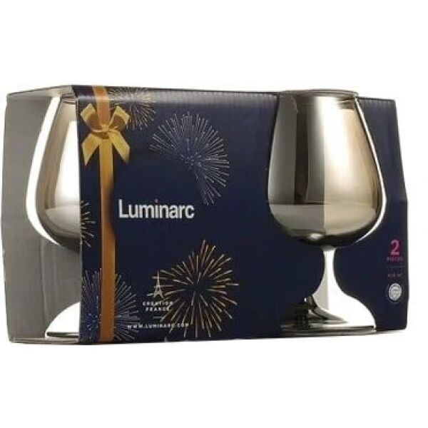 

Стаканы, бокалы, рюмки LUMINARC, Набор бокалов Luminarc Celeste. Shiny graphit 10P1567