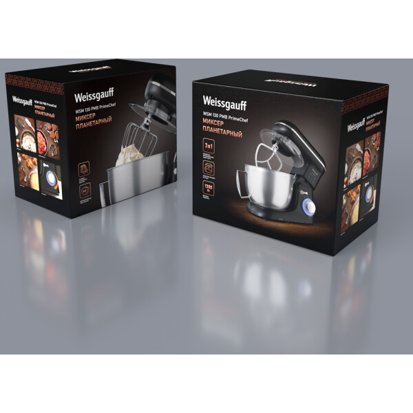 Планетарный миксер Weissgauff WSM 130 PMB Prime Chef Планетарный миксер Weissgauff WSM 130 PMB Prime Chef