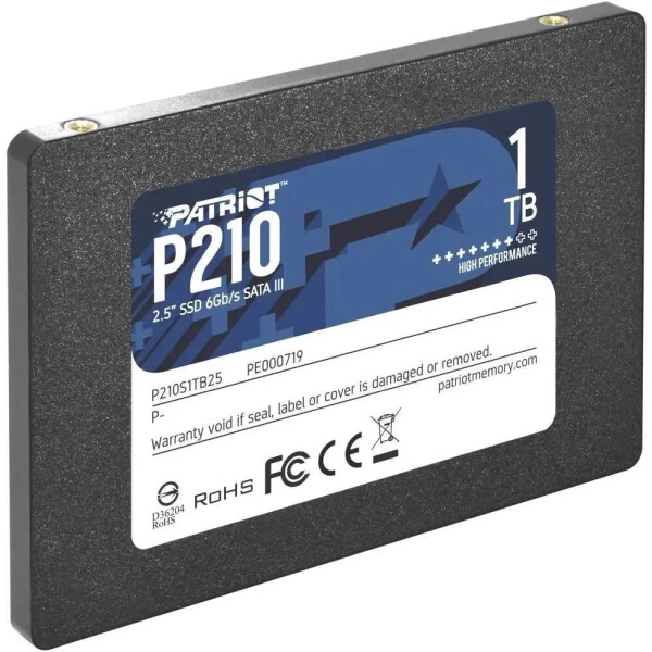 SSD Patriot P210 P210S1TB25 1ТБ SSD Patriot P210 P210S1TB25 1ТБ